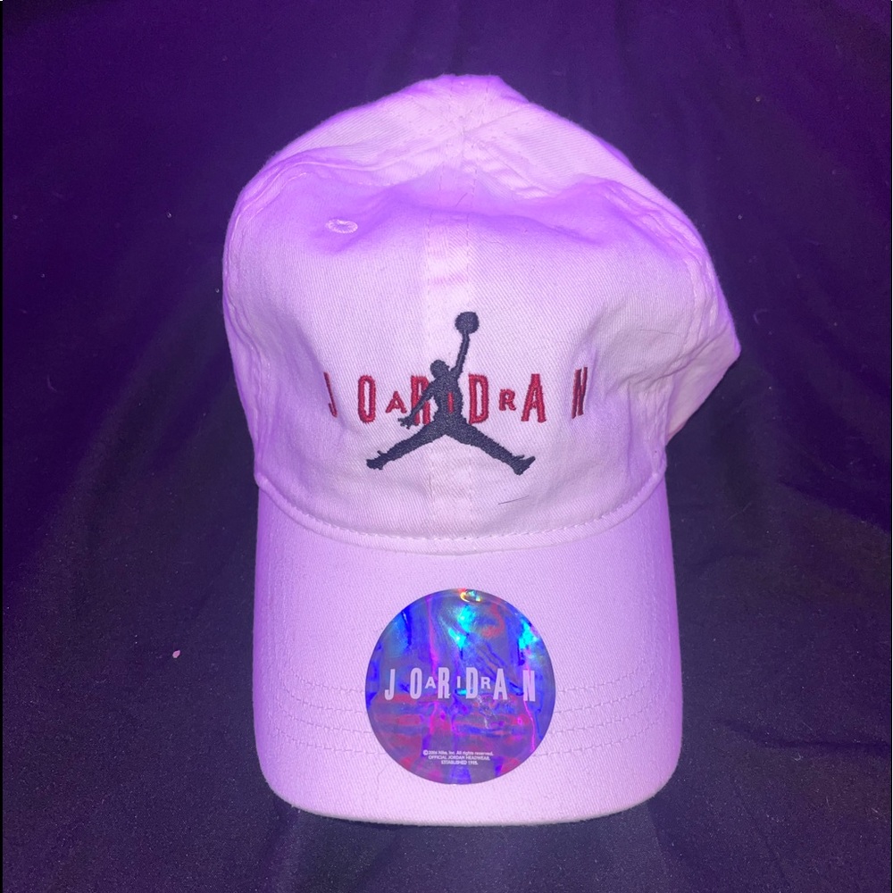 White Adjustable Jordan Hat